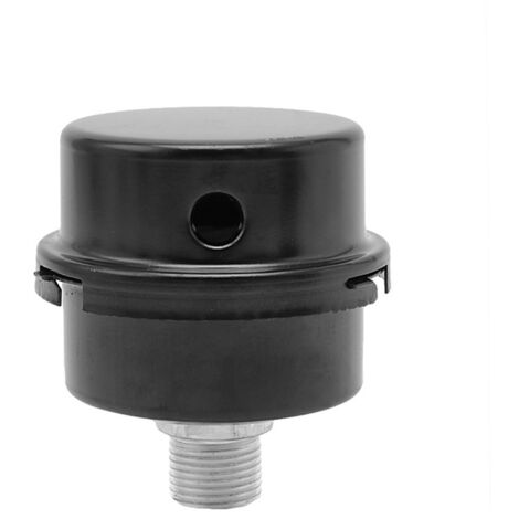 Honseadek 2er Set Kompressor-Ansaugfilter - 20mm Außengewinde, Metallgehäuse, Schalldämpfer Für Leiseren Betrieb