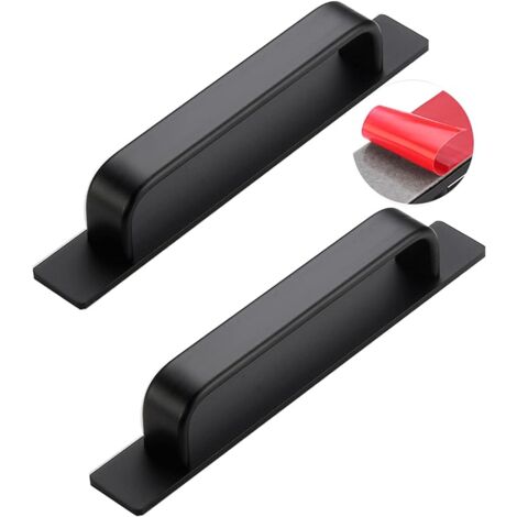 2 Klebegriffe Für Schränke - Selbstklebende Griffe Ohne Bohren 5,5 Cm