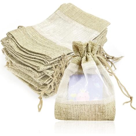 50 Stück Organza Beutel Bunt 15x20 Cm - Netzbeutel Für Geschenke & Schmuck