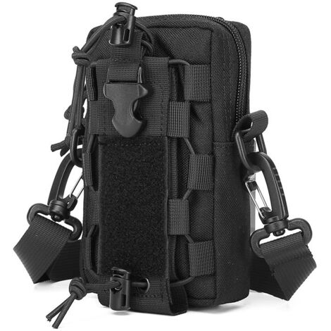 Molle Telefon-Tasche Klein – Wasserdicht, 16x9x6 Cm, Aus 900D Polyester, Mit Klett & MOLLE-System Für Gürtel & Rucksack