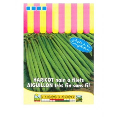 Haricot nain à filet 'Aiguillon' le sachet de 220 graines (90g) (1/2)
