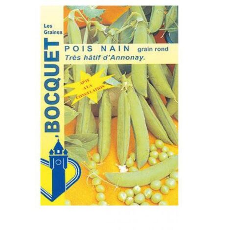 Pois nain 'Très hâtif D'Annonay' le sachet de 250-350 graines (100g) (1/2)