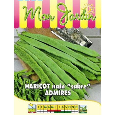 Haricot plat 'Admires' le sachet de 180 graines (75g)