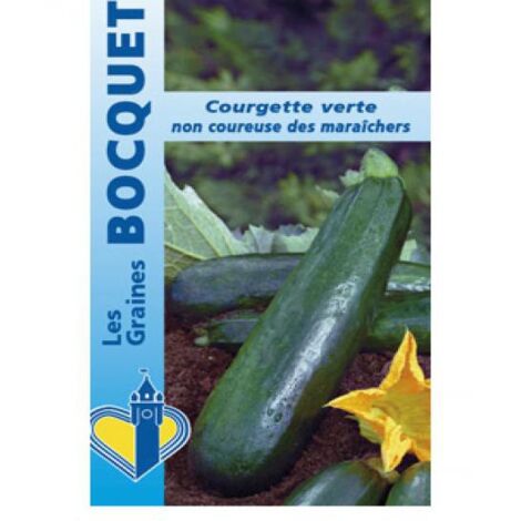 Courgette 'Verte non coureuse des Maraîchers' le sachet de 25 graines (3g) (1/2)