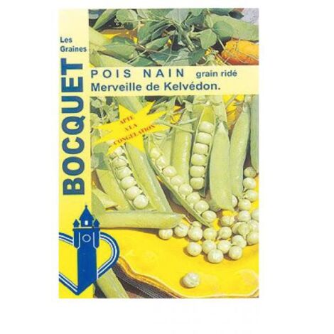 Pois nain 'Merveille de Kélvedon le sachet de 250-350 graines (100g) (1/2)
