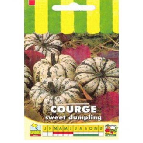 Courge 'Sweet Dumpling' le sachet de 25 graines (2g) (1/2)