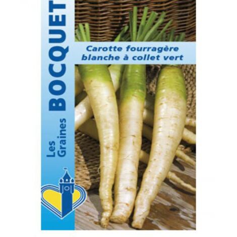 Carotte 'Blanche à Collet Vert' hors terre le sachet de 18000 graines (25g)