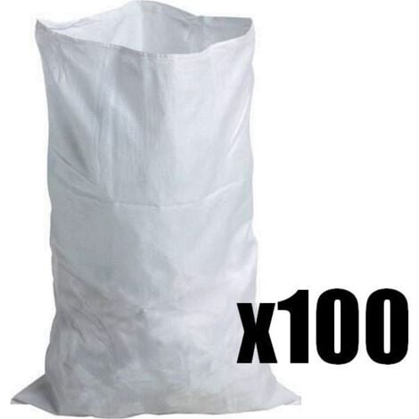 Sac à gravats pas cher tissé résistance 60 kg (x100)