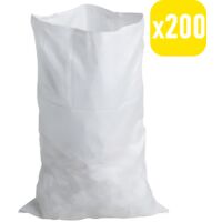 Sac à gravats pas cher x200 - tissé résistance 60 kg - pour déchets jardinage et chantier