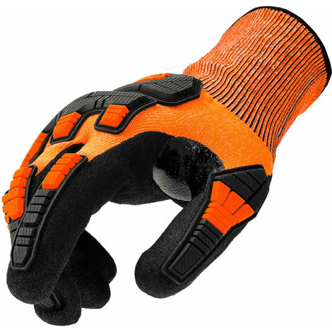 Stocker Guanti antitaglio per forbici 11/XL arancione, in nitrile