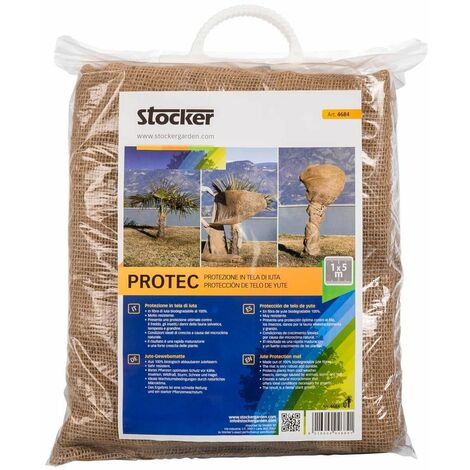 Stocker Protec Protezione in telo di iuta 0,98 x 5,0 m verde