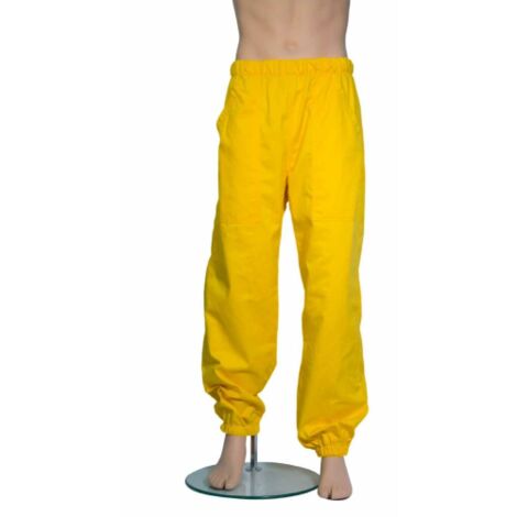Pantalone da apicoltore in cotone con elastici e cerniere alle caviglie Taglia S S
