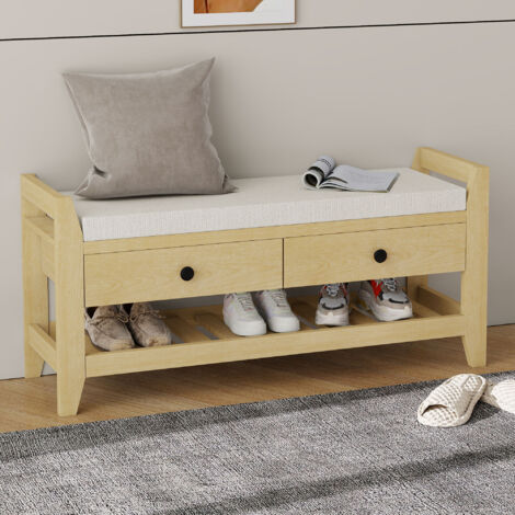 Canapé-lit en bois 140x200 cm avec lit gigogne, bureau, bibliothèque, prise de courant, sans matelas, blanc (1/5)