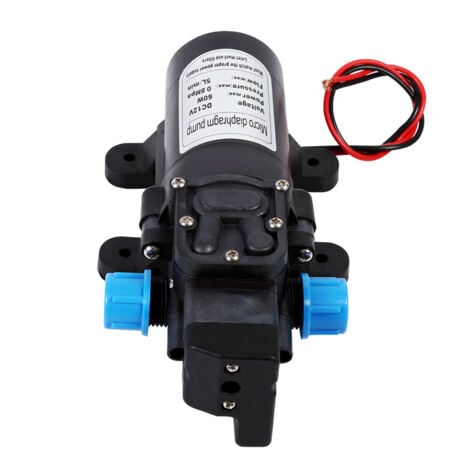 Bomba de agua, ultra silenciosa DC 12V 60W Bomba de transferencia de alta presión Cárter eléctrico portátil para purificación de modificación de vehículos