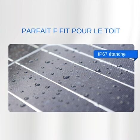 200-W-Solarpanel-Kit mit blauem Controller-OBD-Stecker, effizientes Schnellladen für Camping-Reisen im Freien