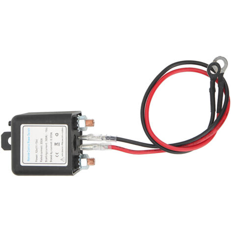 Autobatterie-Trennschalter, Stromabschaltung, Kill-Schalter mit Fernbedienung, Kupferklemme für Automobile, 12 V, 200 A