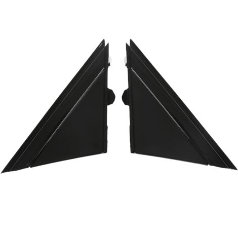 Aramox 2 Stuks Deur Spiegel Vlag Cover Achteruitkijkspiegel Driehoek Versiering Compatibel met 500 2012-2017 OE: 1SH17KX7AA (Stijl van koolstofvezel