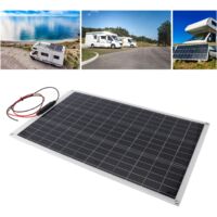Solarpanel-Set, 300 W, monokristallines Silizium-Solarpanel mit Laderegler und 18-V-Batterieclip für Wohnmobil-Camping