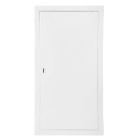 NovaHome Metallische Trockenbau-Inspektionsklappe Weiß 30x60 cm - Pulverbeschichtet, Galvanisiert, Verdeckte Öffnung (1/2)