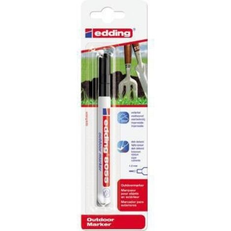 edding 8055 outdoor marker black 1pc blister (1/4)