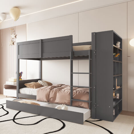 Set Biancheria da Letto Welltall Spaziale per Ragazzi e Ragazze - 135 x 200 cm, 80 x 80 cm - 100% Cotone Con Chiusura Lampo