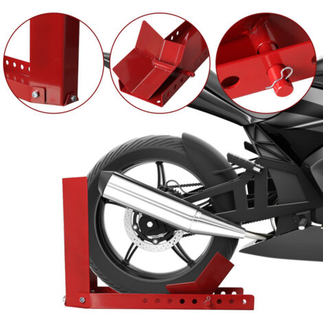 Faretti per ruota anteriore del motociclo Staffa di montaggio adatto per Xmax300/Nmax155/Aerox Nvx155 (rosso) P9a902