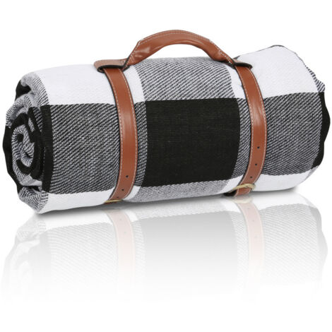 Telo Picnic Impermeabile 200x200 Cm Larkumio - Portatile, Con Maniglia, Per Spiaggia E Campeggio - Foto 4