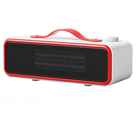 700W Electric Heater,Low-Energy Rapid Heating Ceramic Electric Heater - Speaker Model Red