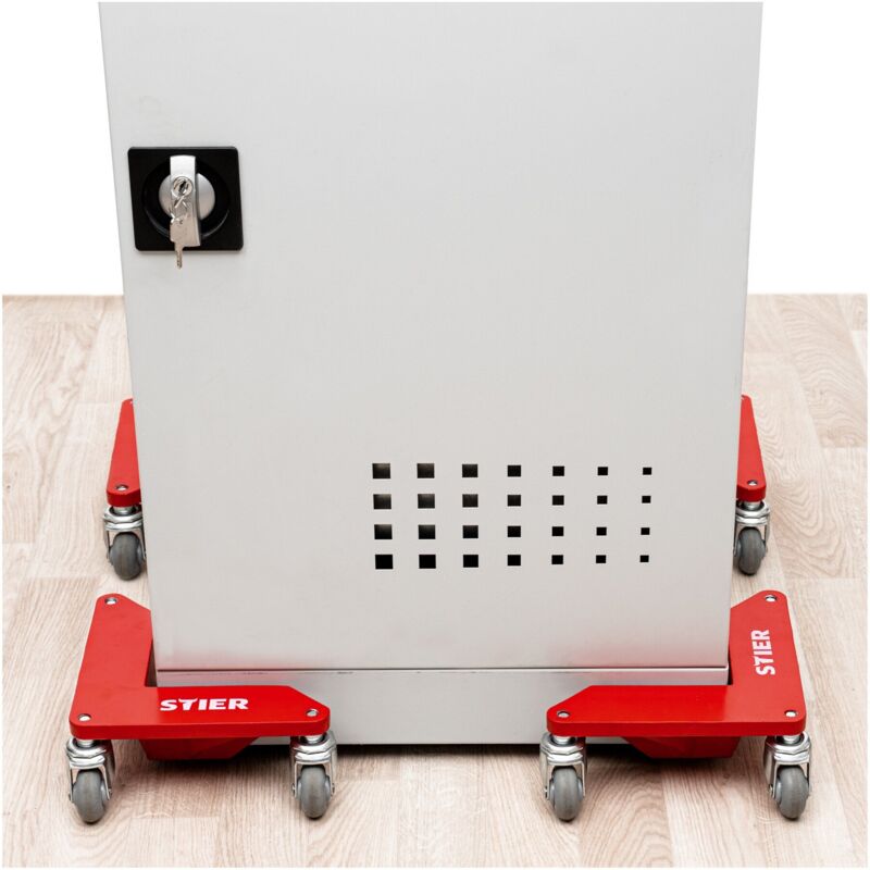 set van 4 zwenkwielen voor werkbanken, max. draagvermogen 74,8 kg, meubelwielen, dubbele kogellagers, zwaarlastwielen van polyurethaan, transportwielen met rem, industriële wielen 160 x 70 x 174 mm | NL set van 4 zwenkwielen voor werkbanken, max. draagvermogen 74,8 kg, meubelwielen, dubbele kogellagers, zwaarlastwielen van polyurethaan, transportwielen met rem, industriële wielen 160 x 70 x 174 mm | NL
