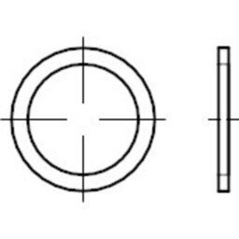 Kupfer Dichtring 10x Kupferdichtringe 10x18x1,0 Mm Form A – Nach DIN 7603, Für Öl, Kraftstoff & Wasser Dichtungsringe Flach