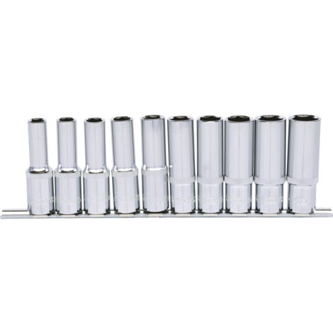 KS TOOLS 1/2" CHROMEplus Bit-Stecknuss-Satz 15-tlg Lang TORX