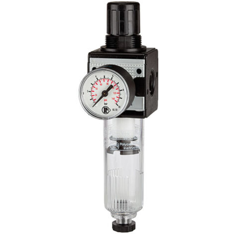 Riegler Filterregler multifix PC-Behälter BG 3 G 1/2 0,5-16 bar HA - 100479