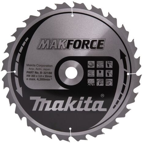 Makita Sägebblatt MAKFORCE 355x30x24Z (1/6)