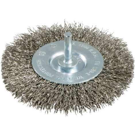 Metabo Rundbürste 100x0,3 mm/ Edelstahl, gewellt, mit 6 mm Schaft (1/3)