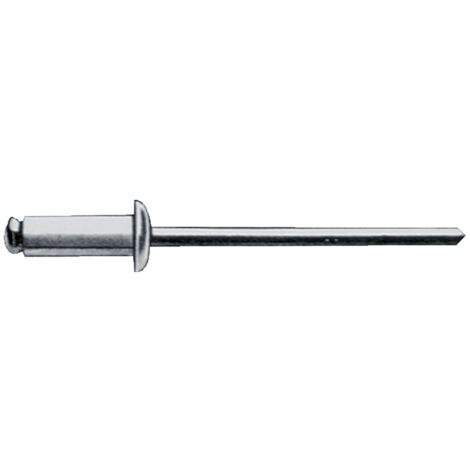 Blindniet Nietschaft d x l 3 x 7 mm Aluminium / Stahl 500 Stück