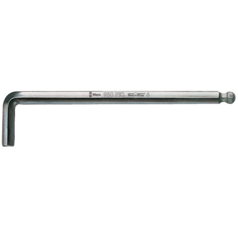 Wera 950 PKL Winkelschlüssel, metrisch, Innensechskant, SW 1,5 mm, Länge 90 mm
