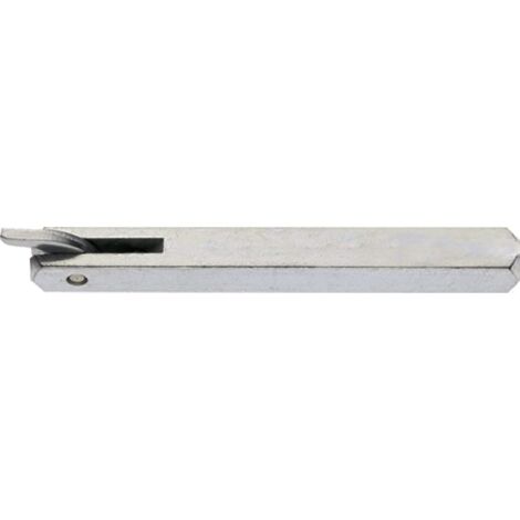 Haken-Wechselstift Typ K Vierkant 8 x 80 mm Stahl verzinkt