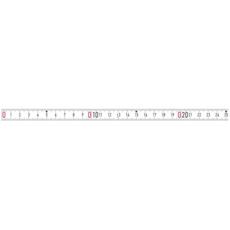 BMI Bandmaß, selbstklebend, Skalierung von rechts nach links 5 m (1/3)