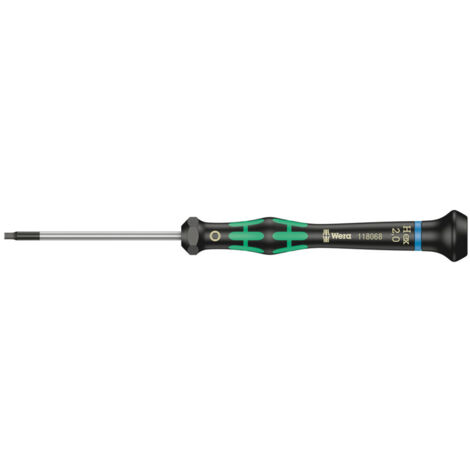 Wera 2054 Elektroniker-Sechskantschraubendreher, 2 x 60 mm