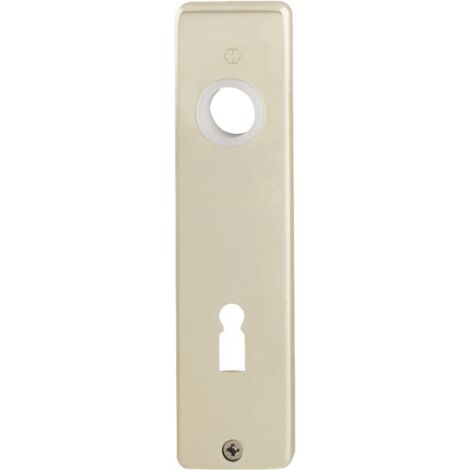 Hoppe Zimmertür-Kurzschild, BB, E72 London Anschlagplatte, ALU, F2