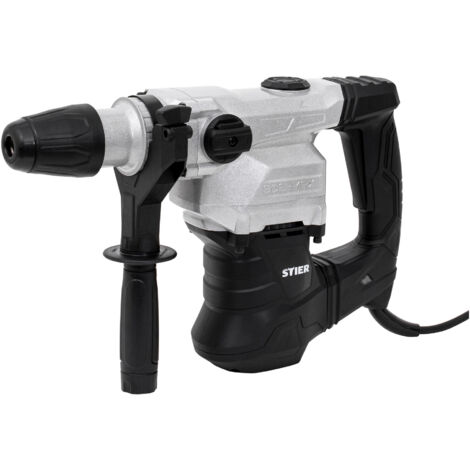 STIER Bohrhammer SHB-L-4100, Hammerbohrer, 1500 W, 12 J, 4100 Schläge/Min, SDS-Max Aufnahme, 42,2 cm - 27,6 cm - 12,0 cm, Meißelarbeiten Abbruc- und Abbriss-Arbeiten