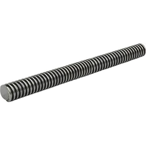 Trapez Gewindespindel 1000x20 TR Gewindesteigung 4mm DIN103, Stahl blank