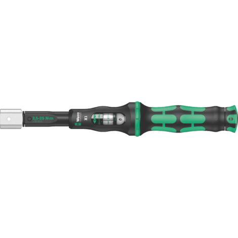 Wera Click-Torque X 1 05075651001 Drehmomentschlüssel für Einsteckwerkzeuge 2.5 - 25 Nm
