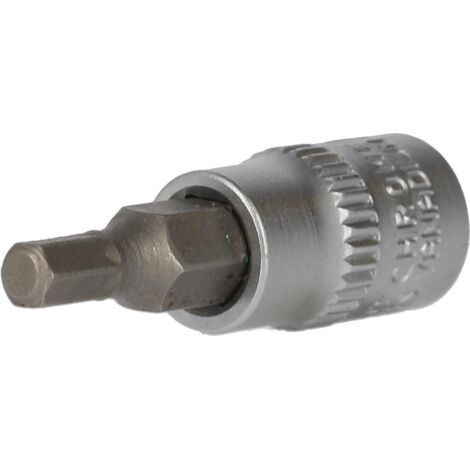BRILLIANT TOOLS 1/4" Innensechskant Bit-Stecknuss 4 mm - BT020821 (1/4)