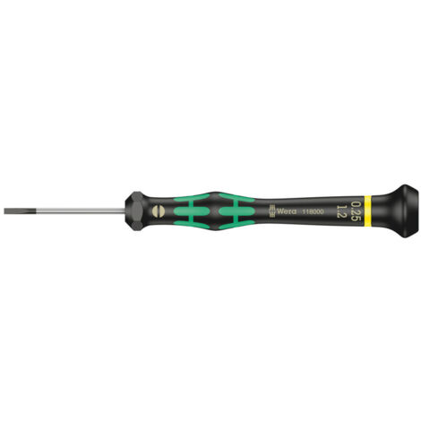 Wera 2035 Elektroniker-Schlitzschraubendreher, 0,25 x 1,2 x 40 mm