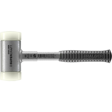 Halder Rückschlagfreier Hammer mit Stahlrohrstiel 60 mm