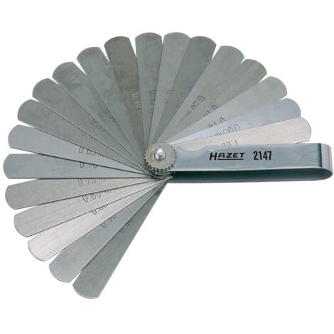 Hazet Fühlerlehre 2147, Länge 84 mm, 0,05 - 1,0