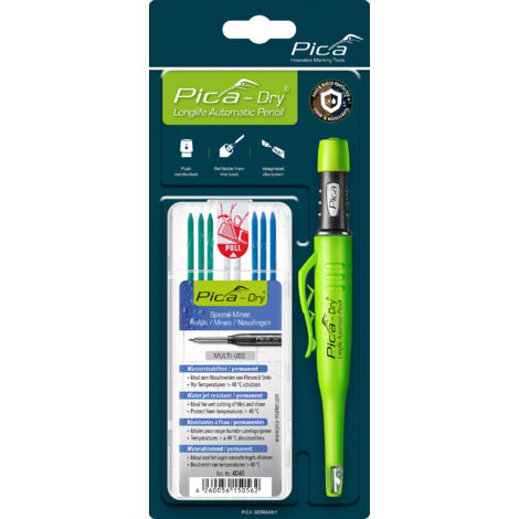PICA Bau-/Tieflochmarker-Dry+Minenset Farbe sortiert +Minenset 4000 871 854 - 30404