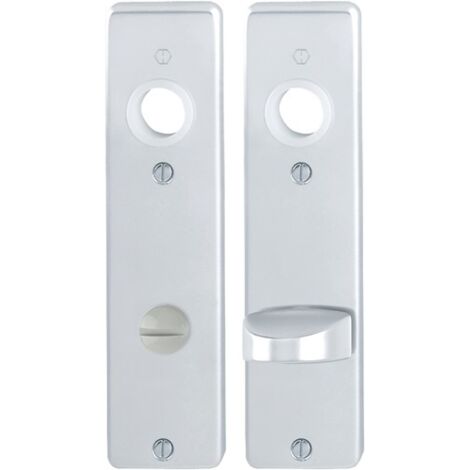 HOPPE ZT-Kurzschild London 202KP WC Schlitzkopf, E78 Aluminium naturf. eloxiert