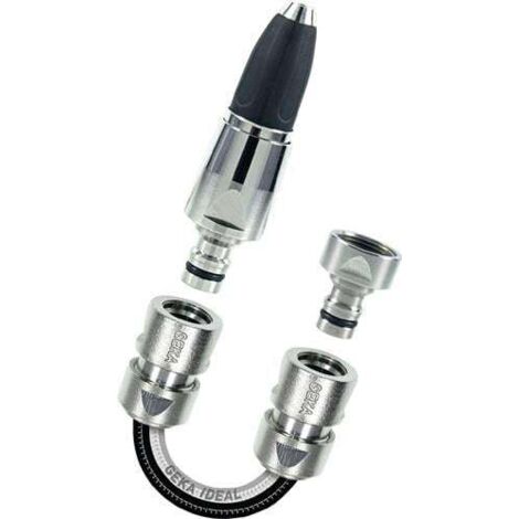Karasto Spritzdüse Spritzdüse,Hahnstecker, 2xSchlauchstück GEKA plus Stecksystem